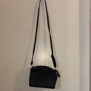 Elegant Black Quilted Crossbody Bag